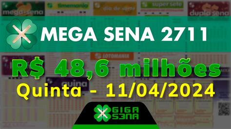 mega sena 2711 giga sena - mega sena ultimos resultados